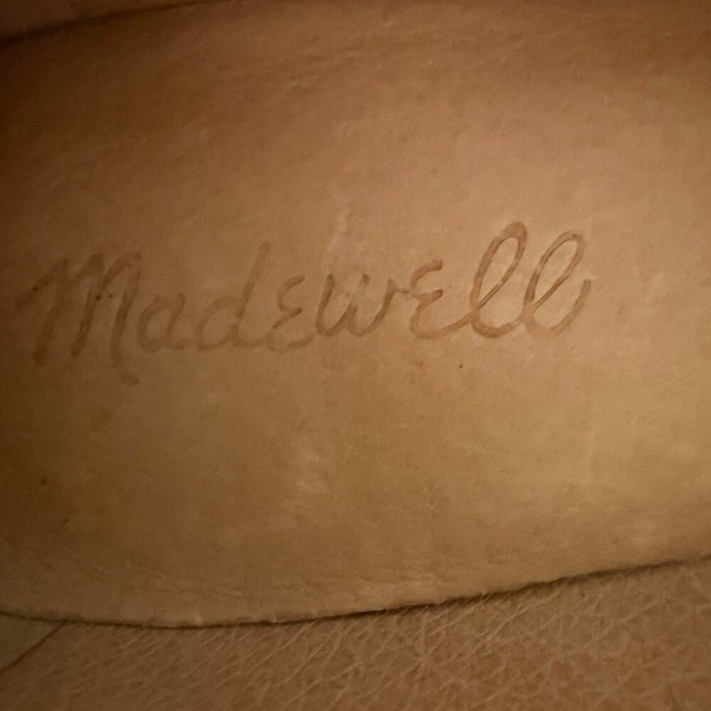 Madewell Reid Black Leather Pump NWOB 5.5 - Picture 5 of 6